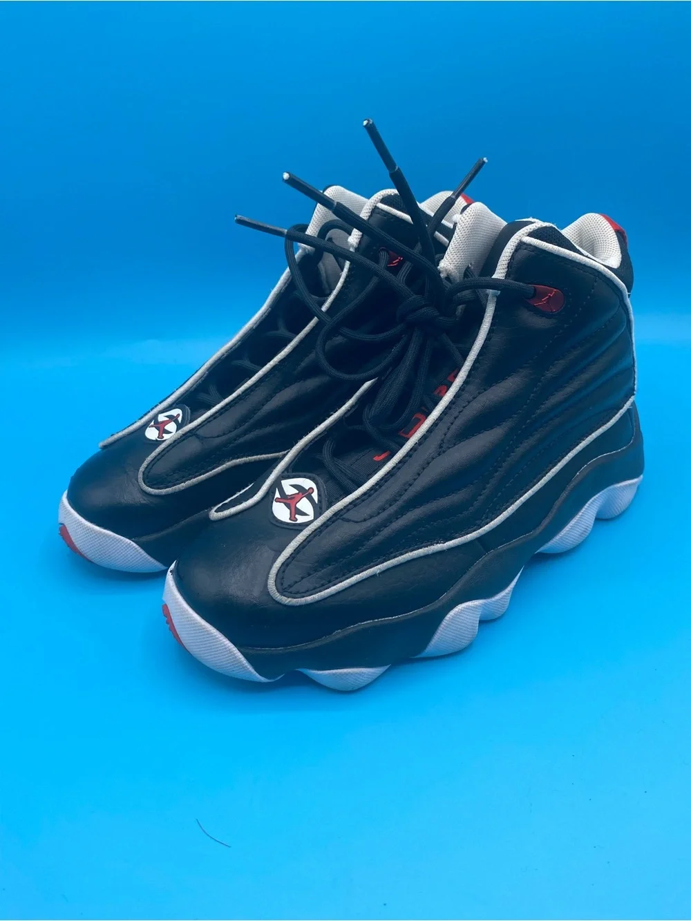 Jordan Pro Strong black, white, and university red - Picture 4 of 4